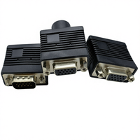 Cable COMTON VGA Macho a 2 Hembra DB9, Revestimiento de PVC, Conductor de Cobre Libre de Oxígeno, Blindaje de Aluminio/Lámina Metálica, 2 Metros de Longitud para Samsung