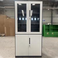 Nouvelle conception de classeur métallique en acier, armoire de bureau métallique avec serrures, idéale pour le stockage de dossiers au bureau ou à l'hôpital