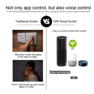 Tuya wifi nhà thông minh 4CH RF điện cung cấp điện chuyển đổi ánh sáng với ứng dụng di động Alexa bằng giọng nói điều khiển từ xa - Product Image 6