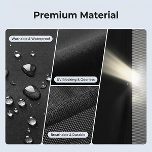 Magnetic Double Layer Mesh Car Side <b>Window</b> <b>Shade</b> UV Privacy Curtain Foldable Auto Side <b>Window</b> Sunshade - Product Image 5