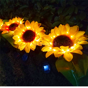 Lampu Taman tenaga surya LED, lampu LED tahan air bunga matahari dekorasi halaman dekorasi lanskap luar ruangan untuk <span class=keywords><strong>Patch</strong></span> - Product Image 2