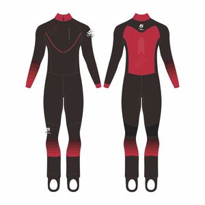 Combinaisons de ski <span class=keywords><strong>alpin</strong></span> pour compétition, imprimées par transfert thermique, en Spandex/Polyester Rip-Stop, imperméables 10 000 mm, coupe-vent, 320 g, avec fermeture éclair - Product Image 4