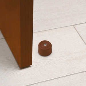 Fermaporta Maurer, da avvitare, con tappo e vite, marrone - Product Image 3