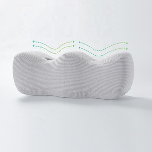 Hoge Dichtheid Golvende Traagschuim Beensteun Kussen Gebreide Verpleging Verhoogde Hogere Ondersteuning Met Golvend Ontwerp - Product Image 4