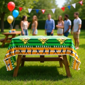 Juego de Vajilla Desechable con Temática de Béisbol, 171 Piezas, Kit de Artículos para Fiestas, Vasos, Platos, Servilletas, Tenedores, Manteles para Fiestas de Cumpleaños - Product Image 2