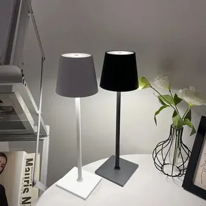 JAIYI Custom 3-level Touch Dimming Reading Desk Lamp Restaurant Hotel Living Room Home Decor LED Rechargeable Table Lamp