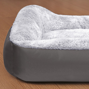 Cama Rectangular para Perros Grandes, Medianos y Pequeños, Gatos, Sofá Cálido para Mascotas, Base Antideslizante, Nido Suave y Cómodo para Perros, Tapete para Mascotas - Product Image 5