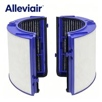 Filter HEPA + Karbon Air Glass 970341-01 Pengganti HEPA untuk Dy-son TP06/HP06/HP09/PH02 Suku Cadang Pemurni Udara Penghilang Partikel 99,97%