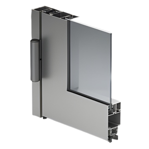 Profils en aluminium gris métallisé pour portes - Product Image 4