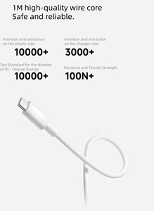 Câble de <span class=keywords><strong>charge</strong></span> <span class=keywords><strong>rapide</strong></span> USB-C vers USB-C vers 8PIN pour <span class=keywords><strong>iPhone</strong></span> 15 Max Pro Ultra, transfert de données haute vitesse - Product Image 4