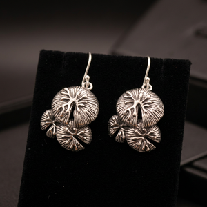 925 <b>Sterling</b> <b>Silver</b> Oxidized Ethnic Women's Earrings Wedding & Party Gift Jewelry - Product Image 3