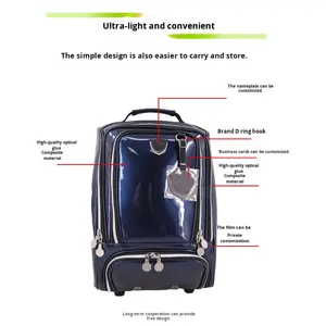 Sac de chariot de vêtements de golf en cuir léger étui de voyage de vente chaude transfrontalière avec vente en gros amical de <span class=keywords><strong>compagnie</strong></span> aérienne de remorqueur - Product Image 3