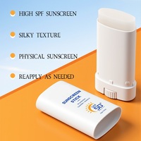 Stick solaire imprimé sur mesure 15g SPF 50+ PA++++ Protection UV Hydratant Résistant à l'eau et à la transpiration Fini transparent invisible Cadeau