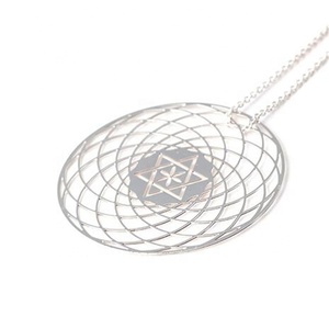 Yiwu Aceon acciaio inossidabile espandibile Fibonacci balanced energia <span class=keywords><strong>maschile</strong></span> e <span class=keywords><strong>femminile</strong></span> del pendente del seme della vita di Merkaba - Product Image 1