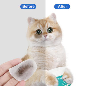 100 Stück Großhandel Pet Eye Reinigung Pet Dog Cat Round Pad Mild Keine Reizung Pflege tücher Pet Groom ing Products - Product Image 4