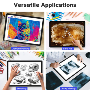 A3 LED lumière <span class=keywords><strong>planche</strong></span> <span class=keywords><strong>à</strong></span> <span class=keywords><strong>dessin</strong></span> Pad 352mm grande taille 6 niveaux de luminosité support réglable utilisation professionnelle pour les architectes - Product Image 3