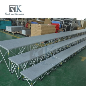 Customized Outdoor Indoor <b>Stage</b> Portable Anti Slip <b>Stage</b> Aluminum Riser <b>Stage</b> <b>Platform</b> Podium for Music Event - Product Image 4