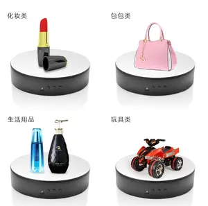stand 15cm Suppliers-15cm Electric Turntable 360 Rotation Rotating Table Jewelry Watch Multifunctional shooting table rotating display stand