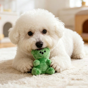 Juguete de peluche con sonido para perros, interactivo, para jugar en interiores, suave, de animales de peluche, con sonido, para entretenimiento de mascotas - Product Image 3