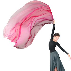 Bendera tarian fleksibel wanita bendera ibadah menari bendera persegi panjang - Product Image 2