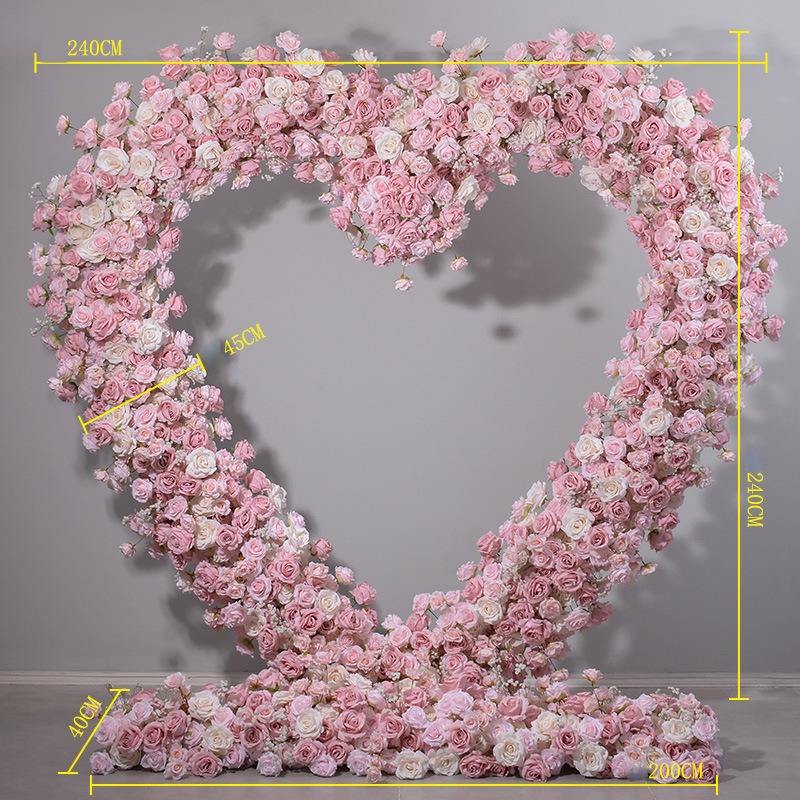 2.4-meter Zhiyin Pink Heart with Frame