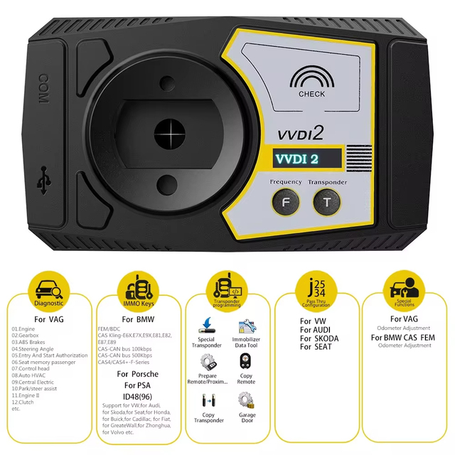 Xhorse VVDI2 Full Version 7.3.5 with OBD48+96bit 48-Clone+MQB/FEM/BDC 13 Authorization Included BMW Vehicle Keys