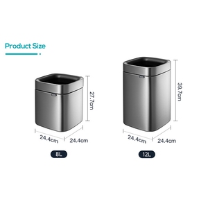 <span class=keywords><strong>Poubelle</strong></span> commerciale à ouverture supérieure, pour intérieur, bureau, <span class=keywords><strong>cuisine</strong></span>, <span class=keywords><strong>armoire</strong></span>, chambre d'hôtel - Product Image 2