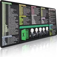 Touches de raccourci Excel personnalisées en gros pour les grands ordinateurs de bureau XxL antidérapant en caoutchouc souple étanche souris de bureau
