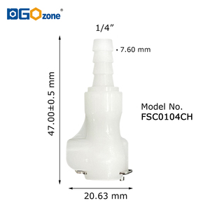 [FSC0108CH] Raccordi rapidi mini da 1/8 di pollice con valvola, connettori in plastica per tubi flessibili - Product Image 6