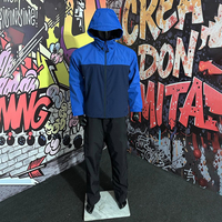 Survêtement coupe-vent décontracté personnalisé Squirorkop pour hommes, veste et pantalon avec logo brodé 3D, design streetwear tendance