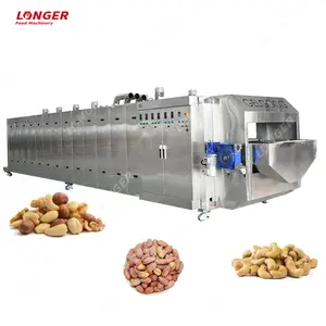 South Africa Conveyor Belt Walnut Nuts Peanut Roasting Canola Hemp Seed Roaster Machine India Price