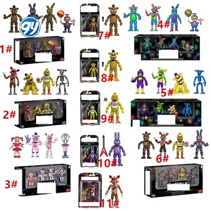 GY 4 unids/set cinco globos dorados colección vinilo muñeca <span class=keywords><strong>juego</strong></span> modelo noches en <span class=keywords><strong>Freddy</strong></span> figuras de acción de juguete - Product Image 6