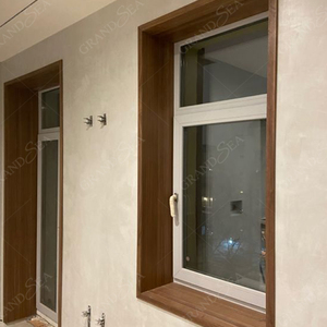<span class=keywords><strong>Ventana</strong></span> Francesa Cuadrada de Aluminio con Rotura de Puente Térmico y Doble PVC, Estilo Americano, <span class=keywords><strong>120x120</strong></span>, para Baño, Venta al Por Mayor de Fábrica en Foshan - Product Image 2