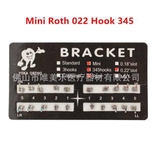 Mini Straight Wire MBT <b>Dental</b> Orthodontic Brackets Metal Card Brackets for Oral Therapy <b>Equipment</b> & Accessories - Product Image 5