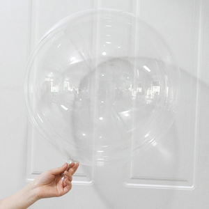 Die Luft Geburtstag Hochzeits feier liefert Rose Bobo <span class=keywords><strong>Ball</strong></span> leuchtende transparente runde BOBO Ballon 10/18/24/36 Zoll Helium Ballon - Product Image 2