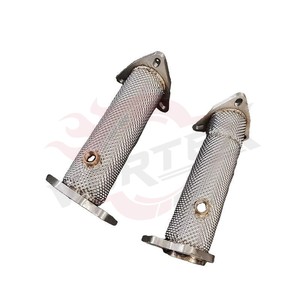 Tubo de Escape de Alto Flujo Vortex 304 de Acero Inoxidable con Acabado Espejo para Chevrolet Corvette C8 Z06, Alto Rendimiento, Soldado con TIG - Product Image 3