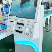 27 Zoll Maßgefertigter Touchscreen-Selbstbedienungs-Kiosk mit Drucker Scanner Kartenleser Kamera für Zahlung Bestellung Check-in