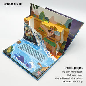 Livres d'histoires éducatifs personnalisés pour enfants, livres 3D, livres d'histoires classiques <span class=keywords><strong>du</strong></span> <span class=keywords><strong>monde</strong></span>, personnalisation d'impression, estampage à chaud, reliure de livres - Product Image 3