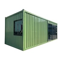 Conteneur d'expédition portable de 20 pieds, magasin de vente au détail, magasin préfabriqué, boutique mobile, magasin éphémère