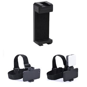 Soporte de cabeza para teléfono con cold shoe para cámara de acción, correa de cabeza POV para iPhone, Samsung, GoPro Hero 13, <span class=keywords><strong>DJI</strong></span> <span class=keywords><strong>Osmo</strong></span>, Insta360 - Product Image 1