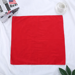 Fascia per Capelli Quadrata in Cotone 100% Morbido Bianco <span class=keywords><strong>e</strong></span> Nero, Personalizzabile, Multifunzionale, all'Ingrosso - Product Image 4