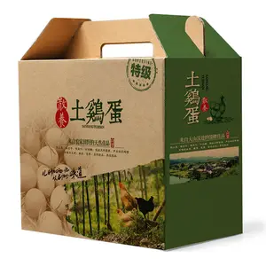Заводская оптовая продажа на заказ дизайн печати картонные коробки для яиц коробки