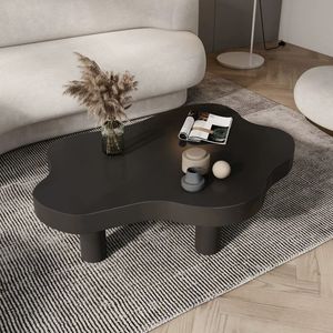 云形多功能实木茶几北欧风格简约现代小客厅餐桌 - Product Image 4