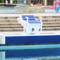 Plateforme de départ pour piscine de compétition, socle de départ en FRP anti-chlore pour piscine d'entraînement de compétition