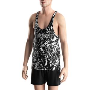 Camisetas de tirantes personalizadas con logo para entrenamiento de lucha, chalecos de fitness EMS, camisetas sin mangas para gimnasio para hombre, camisetas de tirantes para hombre - Product Image 5