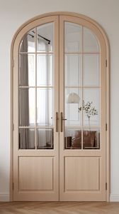 Porta Interna Arcuata Contemporanea con Anima in Legno Ingegnerizzato <span class=keywords><strong>per</strong></span> <span class=keywords><strong>Architetti</strong></span> e Costruttori su Misura - Product Image 4