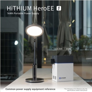 Hot New 200 Wát 1kwh Trạm điện cầm tay 12V hithlium anh hùng ee1 panel năng lượng mặt trời Máy phát điện cho cắm trại sản lượng cao pin điện - Product Image 5