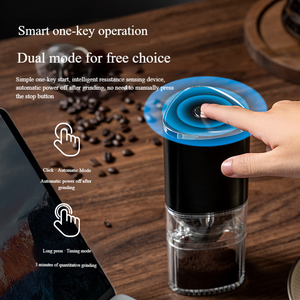 Molino de Café Portátil para el Hogar y la Cocina, con Grosor de Molienda Ajustable, Recargable por USB, Automático - Product Image 6