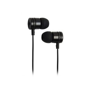Cavo 1.2M auricolari con cavo nero con microfono da 3.5mm Jack cuffie in presa