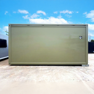 Caja de generador en contenedor de oficina industrial personalizada Panel sándwich prefabricado Centro de trabajo de campo resistente al fuego frágil - Product Image 2